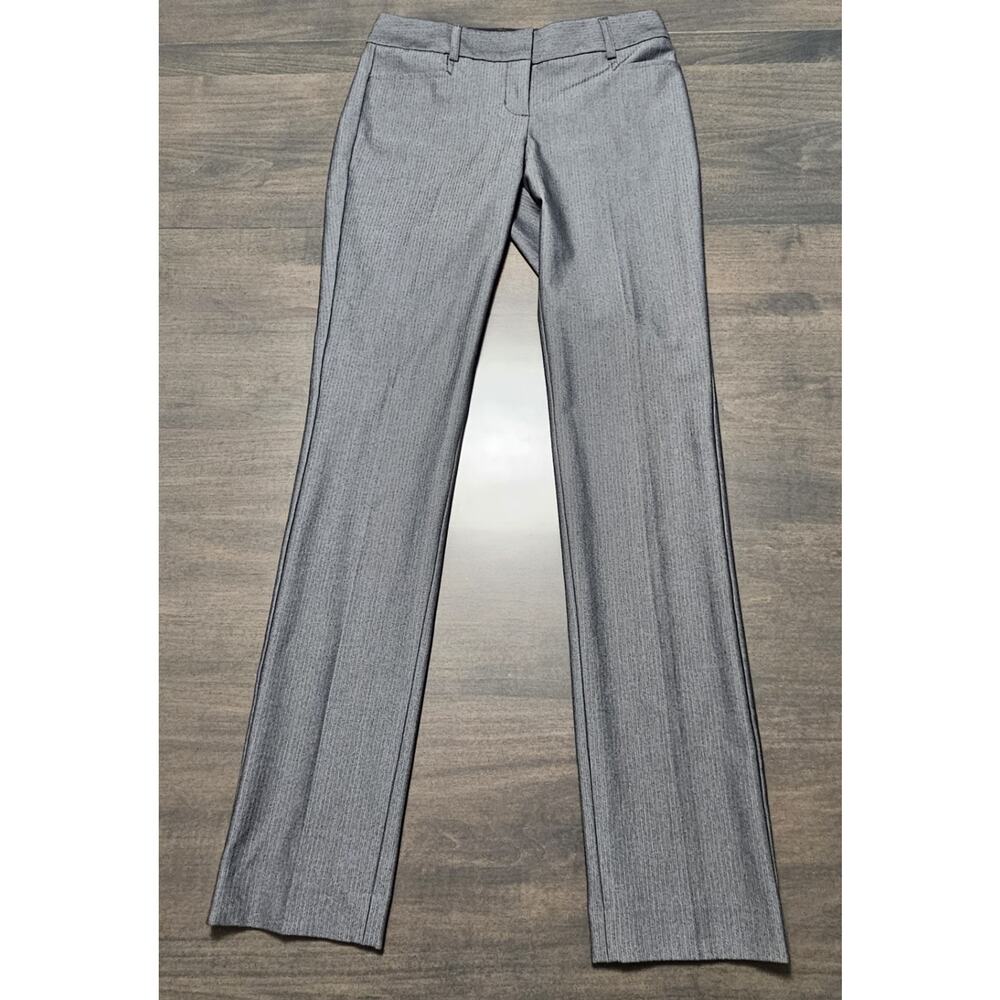 Express Columnist Gray Pinstriped Dress Pants Women's Size 00R